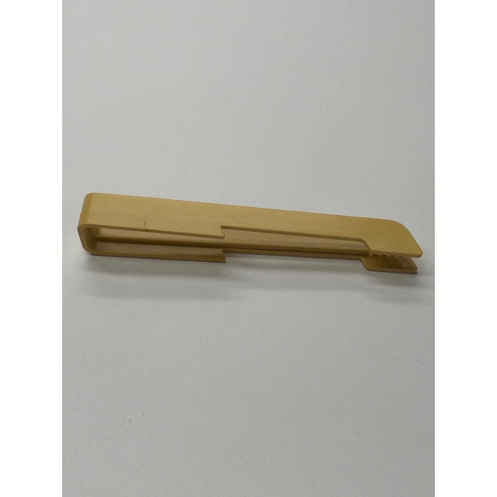 Vintage Tupperware‎ Harvest Gold Serving Tongs Model 1299-22 Retro Tan Plastic